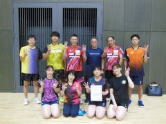 卓球優勝の幕別