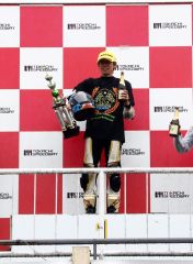 最終戦も制し、全戦優勝で年間王者に輝いた小林崇晶（十勝スピードウェイ提供）