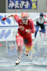【女子1500メートル】スタート切る堀川桃香(金野和彦撮影)