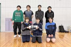 約２７０人が和やかにプレー　十勝卓球親睦会創立４０周年記念大会