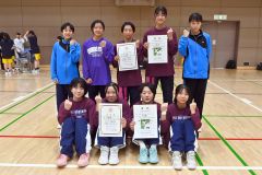 女子準優勝の帯一・帯五