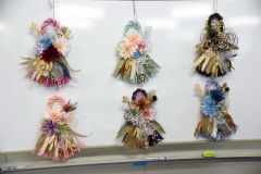 完成した「しめ縄アレンジ」作品の数々