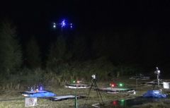 飛び立つ「TAP-J」のドローン(JIC提供)