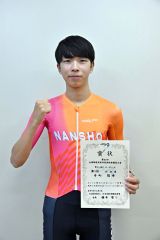 初の全国優勝を果たした寺町悠希（帯南商高）