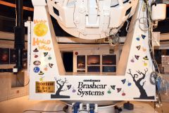 大型反射望遠鏡「りくり」もハロウィーン仕様に