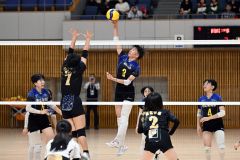 帯南商女子　５年ぶりの春高へ好発進　全日本高校バレー道代表決定戦開幕
