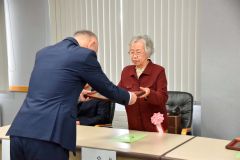 社会福祉協議会副会長として町福祉行政に貢献した穴澤信子さん