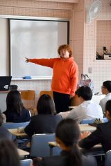 清水高校でヤングケアラー授業　講師に道サポートセンター加藤センター長