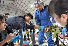 おびひろ動物園で道内初の「キリン研究会」