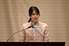 祝辞を述べる石川衆院議員