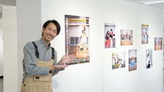 ダンス教室テーマの写真展　くろかりんとうの佐藤さんが企画　岡書木野店で開催中