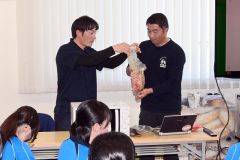 (写真左から)保志さんと前田さんが講師を務めた