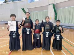 小学生団体の部２位の帯広選抜