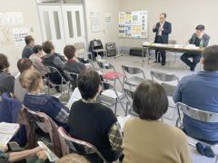 第100回となったおびしんビジネスサービスの特殊詐欺出前講座