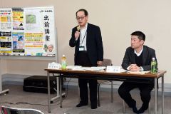 第100回となったおびしんビジネスサービスの特殊詐欺出前講座