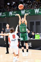 日立ハイテクの河村（幕別町出身）地元で勇姿　女子バスケＷリーグ帯広大会