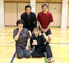 ミニバレーで優勝した共栄第1Bチーム