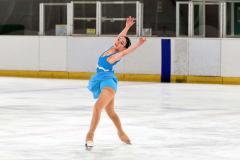 【高校女子フリー】総合3位と健闘し、インターハイ出場を決めた金本莉歩(芽室)の演技