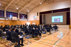 上士幌高校で行われた、かみしほろ学園教育研究大会