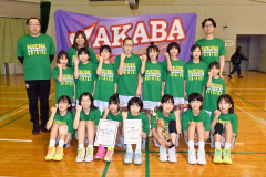 女子準優勝の帯広若葉