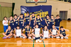 女子3位の札南ラビッツ