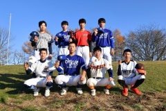 Ｕ１４道選抜に選ばれた（前列左から）佐野、岡部、池田、藤縄、（後列左から）久保、小川、本間、茅野