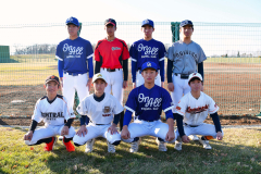 Ｕ１４道選抜に選ばれた（前列左から）藤縄、佐野、岡部、池田、（後列左から）茅野、本間、小川、久保