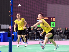 バド女子の長原ペア圧勝で8強 デフリンピック 4強懸け20日に台湾ペア戦 10