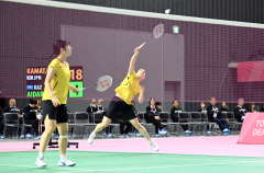 バド女子の長原ペア圧勝で8強 デフリンピック 4強懸け20日に台湾ペア戦 11