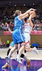 【予選リーグ・日本―ギリシャ】（塩原真撮影）