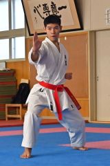 【男子個人戦形決勝】予選、決勝ともに2位以下を大きく引き離して優勝した境建輔(帯農)