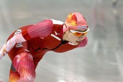 【女子５００メートル】３９秒１２で優勝した松島未来