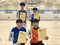 望月（帯南町）が男子Ｖ　女子は水野（音更）　ソフトテニス全十勝中学生シングルス大会