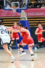 金の輝き、ろう者の希望に　デフバスケ女子日本「金」　ＨＣの帯広聾学校・坂本さん 27