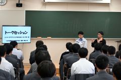 帯工高でトヨタ北海道、ＩＳＴの出前授業　　ロケット用ターボポンプの連携も紹介 3