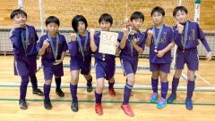 U―10午後の部優勝の大樹サッカー少年団