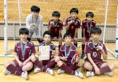U―12午前の部優勝の開西つつじが丘JrFC