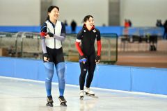 女子スプリントの山本彩瑛と朝日優衣