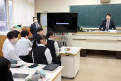 投資について熱心に質問が出た金融教育授業