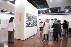 １０周年を記念した「はがきの書」コーナー