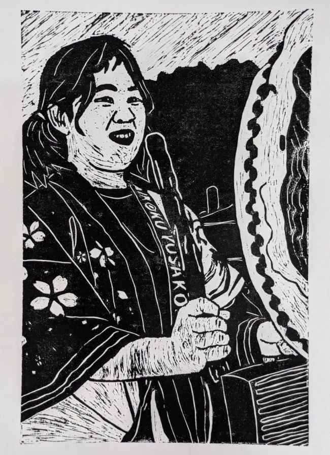 愛国小6年の内藤鈴音さんら特賞 とかち・ひだか児童版画コンクール