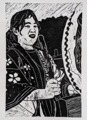 愛国小6年の内藤鈴音さんら特賞 とかち・ひだか児童版画コンクール