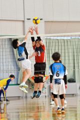 札内南が混合初Ｖ　女子は鹿追ＬＢ、男子は帯広ＪＪＢ　高橋杯全十勝小学生バレーＢクラス大会 12