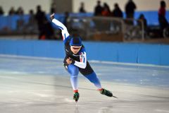 【総合女子500メートル】得意の500メートルで大会新をたたき出した帯南商の笹渕和花