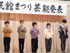 遊戯や合唱に地域住民笑顔 糠内・駒畠合同公民館まつり 14