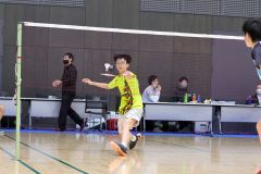 男子シングルス優勝の高杉優翔