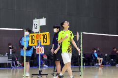 男子シングルス優勝の高杉優翔