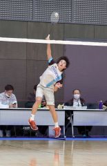 男子シングルス準優勝の松田健翔