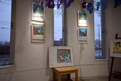 ゴッホの９１作品を模写　ポプケで杉田宇宙さん作品展 4