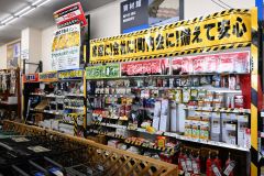 ジョイフルエーケー帯広店の防災グッズ売り場